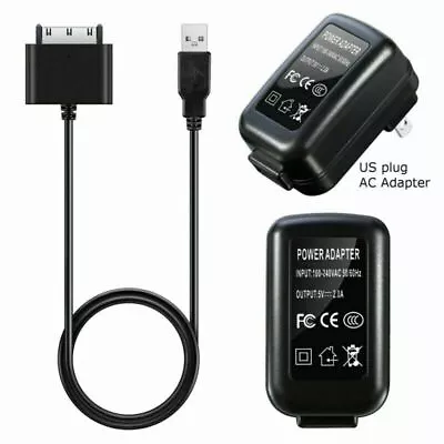 For Toshiba AT200/AT300 Tablets USB Charger Sync Cable Power Cord &US AC Adapter • $29.18