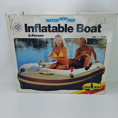 NOS Camp Ways Water Hopper 2 Person Inflatable Boat #402 • $49.99