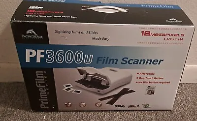 Pacific Image PrimeFilm Series 48-Bit 3600dpi Film Scanner PF3650U Mac & Windows • $44.99