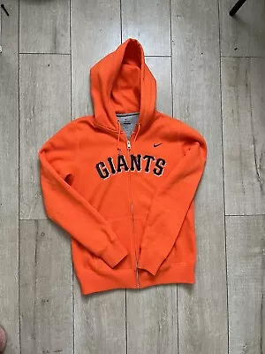Nike Women's San Francisco Giants MLB Baseball Zip Hoodie Orange Size L NEW • $45