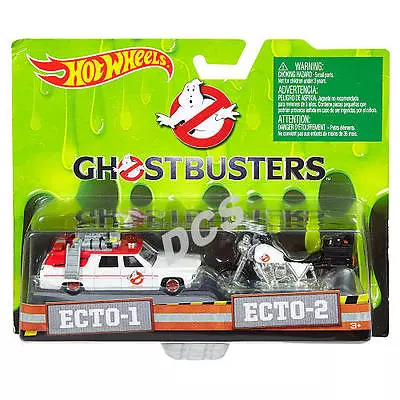 Hot Wheels 2016 Ecto 1 And Ecto 2 Ghostbusters Cartoon Car 1/64 Hobby Exclusive! • $10.95