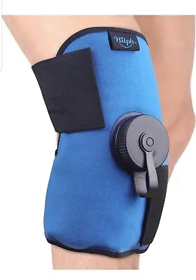 Knee Ice Pack For Injuries Reusable Knee Ice Pack Wrap Filled Ice Instant Cold • £14.50