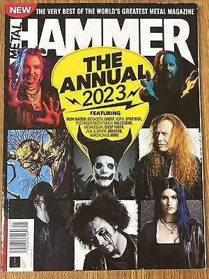 METAL HAMMER UK Magazine2023 ANNUAL Iron Maiden GHOST Spiritbox MEGADETH • $19.99