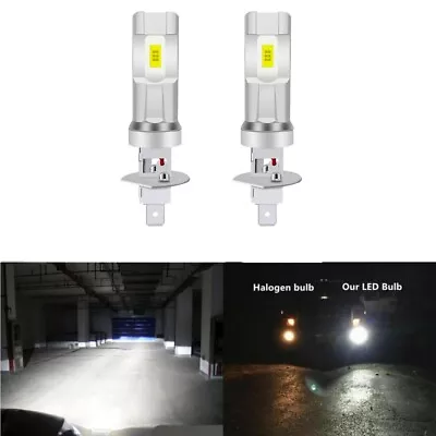 NEW H1 160W LED Car Fog Light Conversion Headlight Globes Bulb Beam Kit 6500K AU • $19.98