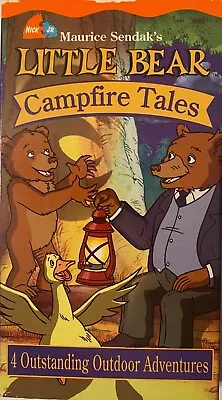 Little Bear Campfire Tales Nick Jr Vhs Tape Maurice Sendaks Nickelodeon 2002 • $17.90