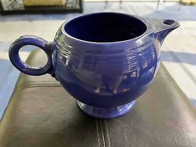 Vntg Fiesta Cobalt Blue Large Teapot Only Homer Laughlin Fiestaware • $16.12