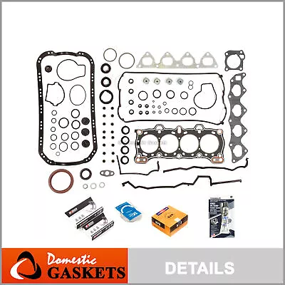 Engine Re-Ring Kit Fit 86-89 Acura Integra 1.6 D16A1 • $129.99