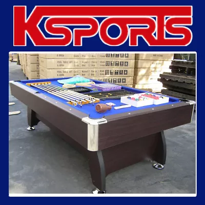 8ft Pool Table Pub Size 25mm Table Top Snooker Billiard Table - New • $745