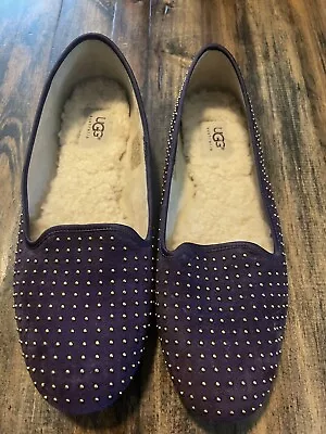 Ugg Alloway Studded Flats Size 9 Purple • $21.99