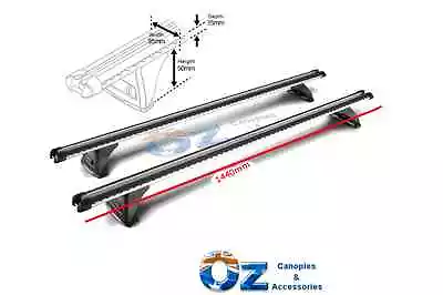 FOR NISSAN NAVARA NP300 Roof Rack Whispbar HD Roof Rack NP300 Crossbars 1440mm • $399