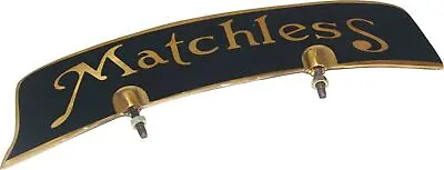 Vintage Front Mudguard Brass Number Plate Compatible With Matchless Motorcycle • $20.22