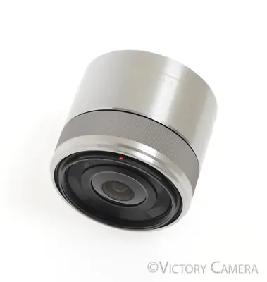 Sony E 30mm F/3.5 Macro Autofocus APS-C Silver Lens For E-Mount W/ Shade • $151.95