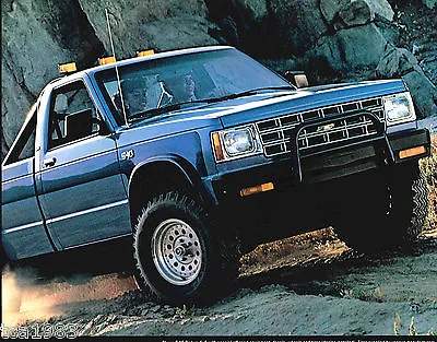 1984 Chevrolet S-10 Pick Up Truck Brochure /  Catalog W/ Color Chart: S10Diesel • $7.99