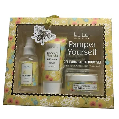 Nicole Miller Relaxing Bath & Body Set New Boxed Sealed 3 Pc Set • $9.47