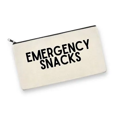 Pencil Or Makeup Bag | Emergency Snacks | Canvas Material • £8