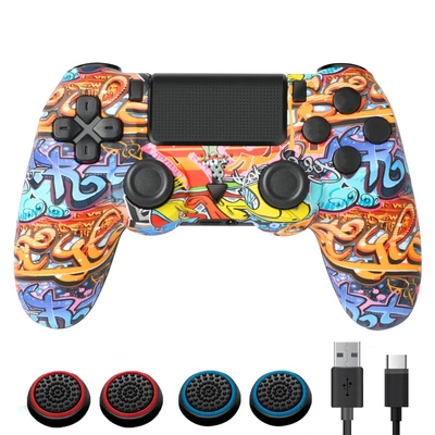$29.99 • Buy New Shock For PS4 For Playstation 4 Bluetooth Wireless Controller &charger Cable