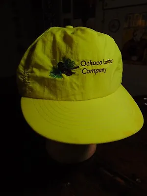Vintage OCHOCO LUMBER Company Snapback Hat Made In USA • $14.99