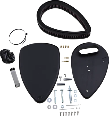 $377.95 • Buy Smooth Big Air Kit Cleaner Filter Assembly Blk Washable Yamaha V Star 1100 99-09