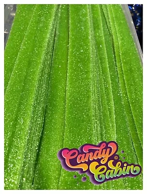 Fizzy Sour Candy Belts Strips - Apple Strawberry Rainbow Pick N Mix Retro Candy • £4.10