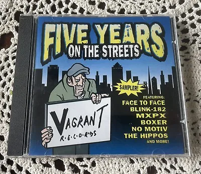 Five Years On The Streets Vagrant Records Sampler CD 1998 Blink-182 MXPX • $7