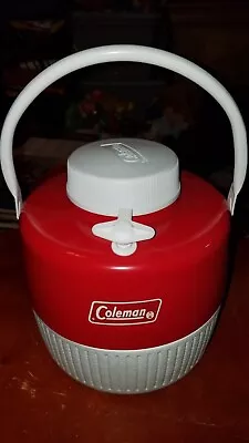 Vintage Coleman Snow Lite Red And White 1 Gallon Jug • $15