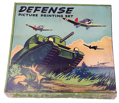 Vintage Military Defense Picture Printing Rubber Stamp Set Superior TST Co 4741 • $77.99