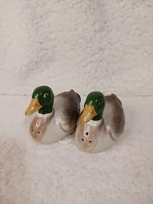 Vintage 1981 Otagiri Mallard Duck Salt And Pepper Shakers • $12