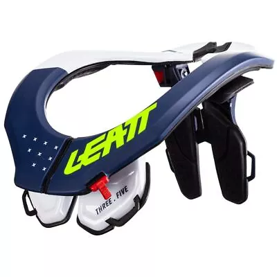 Leatt 2024 Moto 3.5 Neck Brace Blue  Motocross MX Off Road Quad ATV Protection • $224.01