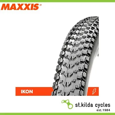 Maxxis Ikon Bike Tyre - 26 X 2.20 - Wire Bead Tyre - 60TPI - Pair • $112.52
