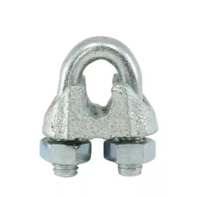 5/8  Malleable Zinc Plated WIRE ROPE CLIPS 25/BOX • $45.25