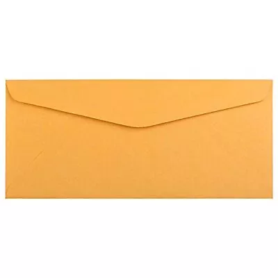 #10 Business Commercial Envelopes - 4 1/8 X 9 1/2 - Brown Kraft Manila - 50/Pack • $18.60