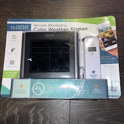 C84343 La Crosse Technology Remote Monitoring Color Weather Station With LTV-TH2 • $30