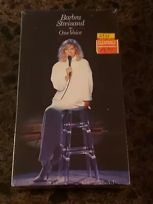 BRAND NEW Barbara Streisand One Voice (VHS; 1987) RARE Sealed OOP Watermarks • $59.99