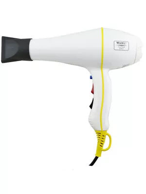 Wahl Professional Super/Power Dry 2000W Hair Dryer Tourmal Ionic+2 Nozzles/White • $76