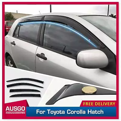 AUSGO Weather Shields For Toyota Corolla Hatch 2001-2007 Weathershields • $60.71