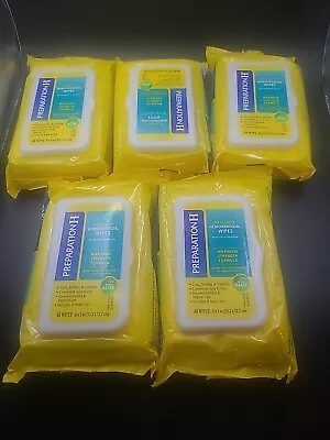 5 Packs Of Preparation H  Medicated Hemorrhoidal Wipes 240 Total Wipes • $24.99