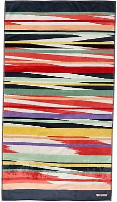 MISSONI HOME 'Lola' Striped Luxury Designer Spa Pool Beach Towel 71  X 40  *NWT* • $275