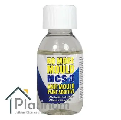 £85.80 • Buy MCS3 Anti Mould Paint Additive 100ml (Add To 5L Paint) | Anti Fungal Treatment
