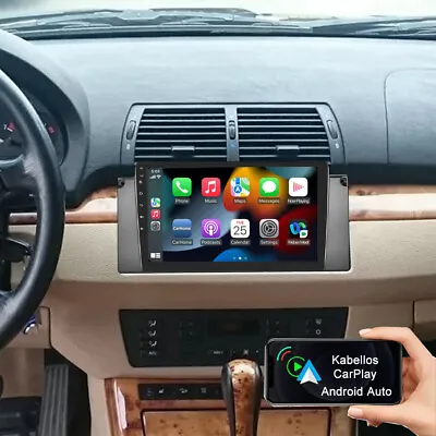 For BMW E38 E39 E53 X5 9  Android 11 Car Stereo Carplay GPS Navi Wifi Hifi Radio • $119.99
