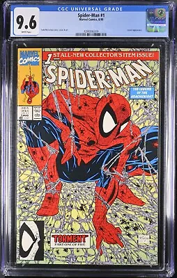 Spider-Man #1 1990 CGC 9.4 WP - Todd McFarlane Cover • $1.25
