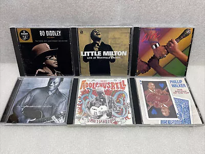 6X Bo Diddley / Little Milton / Neville Bros / Joe Louis Walker / Adolphus Bell • $12.50