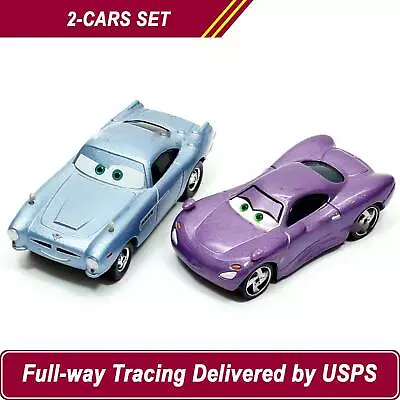 2-Car Mattel Disney Pixar Cars Finn McMissile Holley Shiftwell 1:55 Diecast Toys • $11.99