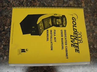 $20 • Buy Golden Tee Live 2008 Video Arcade Game Service Manual, Atlanta (235)