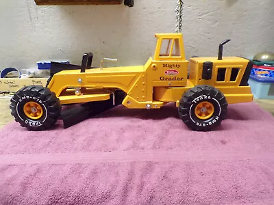 Tonka Mighty Orange  Grader  Restored Repainted Color Ocher Orange  • $150