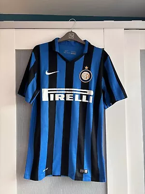 Inter Milan 2015-16 Home Shirt Nike Small Mens Authentic • £5