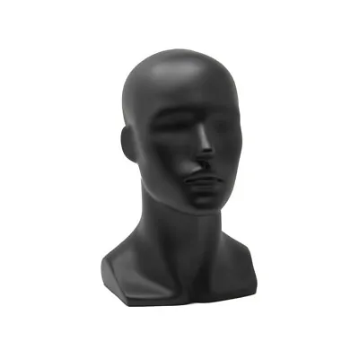 13 H Male Mannequin Head Stand For Display WigsHatsHeadphoneMaskSunglasses • $116.50