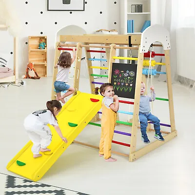 £248.99 • Buy Toddlers Climbing Toy Set Wooden Climber Playset  Indoor Activity Center Aged 3+