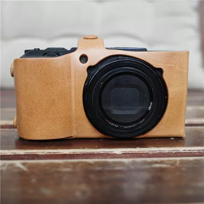 Genuine Leather Camera Half Case Cover For Ricoh GR GR1 GR2 GR3 GR3X Protector • $83.58