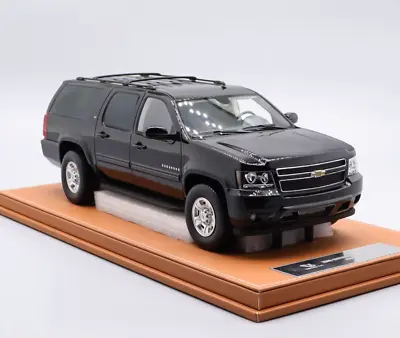 GB VehicleArt 1:18 2008 Black Suburban Full Size SUV Model Diecast Collect Car • $329.99