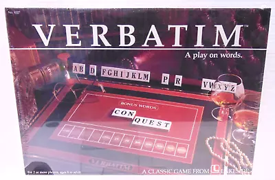 Vintage Verbatim A Play On Words Board Game Lakeside 1985 Spelling Game SEALED • $4.99